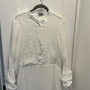 Dress Blank white summer maxi dress size medium